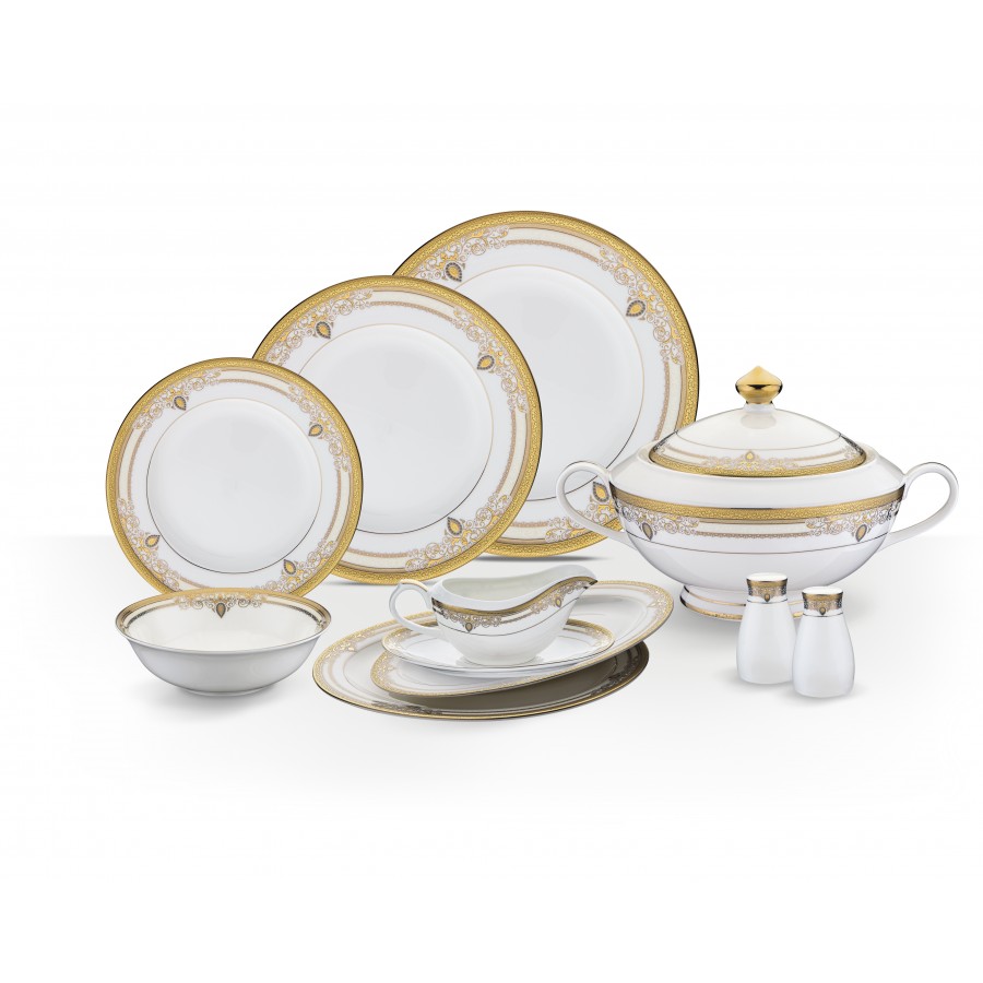 PYT-533 - Pagano 74 Parça Bonechina Suplalı Y.Tk.